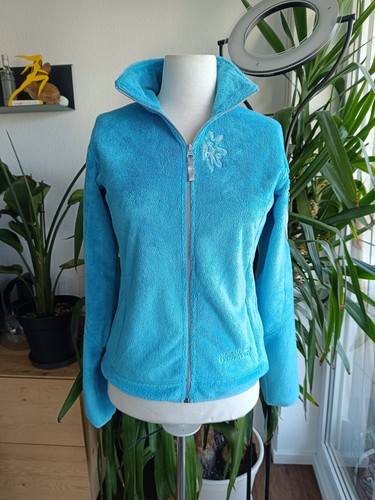 Damen felljacke türkis - felljacke,,