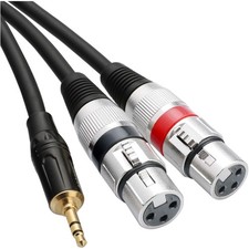 XLR Mikrofon Kabel 3,5 mm