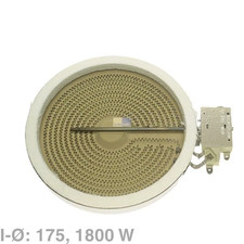 Heizkörper Strahlheizkörper 1800W EGO 10.58111.004 AEG 374063621/6 BSH 289564