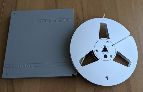 Tonbandspule aluminium ohne - aluminium,