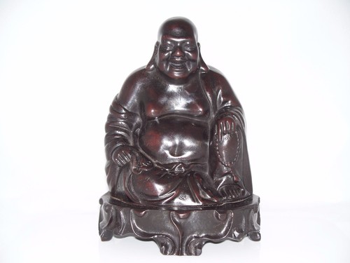 Happy buddha figur - polyresin, h