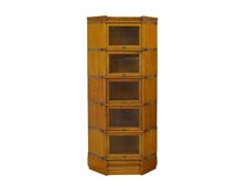 Eckschrank Eckregal Studio Globe Wernicke Mahagoni hell H: 180 cm -11535-