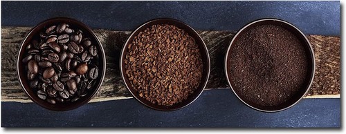 Glasbild brown bowls - glasbild,
