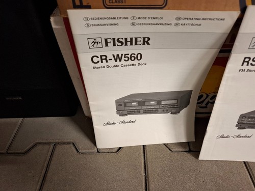 Fisher stereoanlage schwarz - fisher,