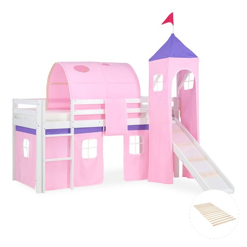 Hochbett 90x200 kinderbett - 90x200, mit