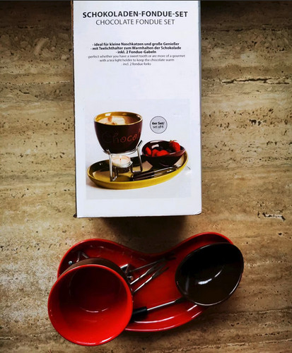 Neu schokoladen fondue set - fondue,