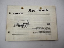 Hesston 4600 Ballenpresse Ersatzteilliste Catalogo parti di ricambio 1991