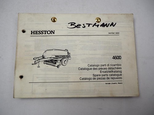 Hesston 4600 ballenpresse - hesston,