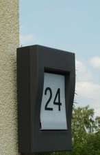 LUTEC 1863 LED HAUSNUMMER WANDLAMPE AUßEN LEUCHTE AUßENLAMPE RECHTECKIG 60694072