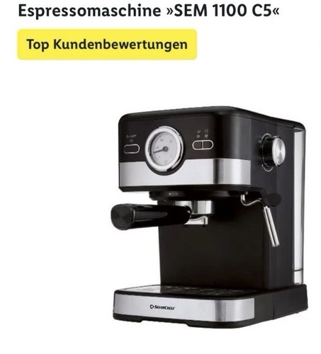 Silvercrest espressomaschine - silvercrest,