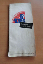 ESSO Essolub Standard Werbung Vorkrieg ca. 1935 Prospekt Anleitung Kraftstoff