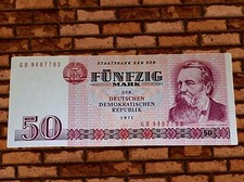 DDR 50 Mark 1971 Papiergeld