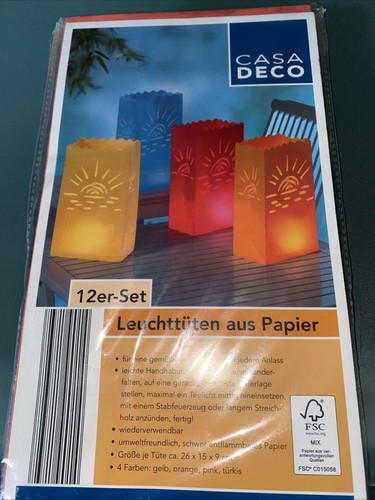 Leuchttüten aus papier casa - papier,,