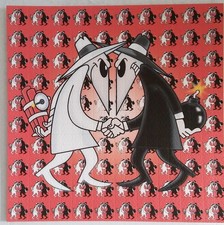 Blotter Art: "Spy vs Spy