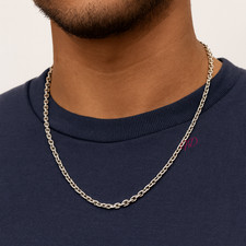 Designer Platin Kette 26 Zoll