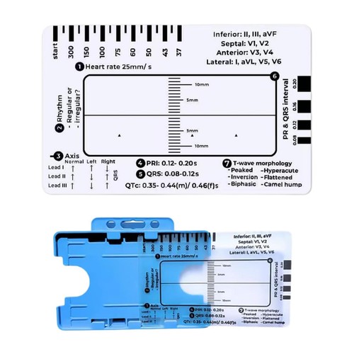 Ekg lineal mit schritten - mit, 7