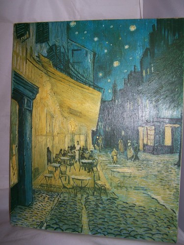 Das kaffeehaus abend öl - kaffeehaus, am