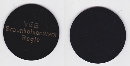 Ddr kunststoff medaille veb - medaille,