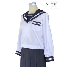 Authentische japanische Matrosen Schuluniform Oberteil 250 (langarm) -...