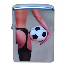 Feuerzeug Lady and Soccer Ball