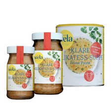 Klare Delikateß-Suppe