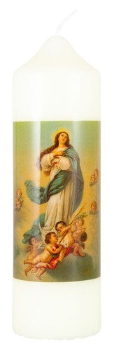 Motivkerze madonnna mit engel - madonnna,