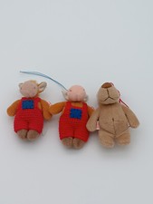 3x NICI - Schlüsselanhänger - Minimals Handmade - Taschenanhänger - Pferd/Bär