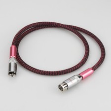 1m versilberte XLR