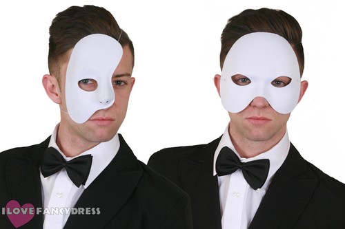 Phantom halbgesichtsmaske - phantom,
