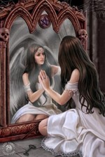 ANNE STOKES ART - MAGIC MIRROR