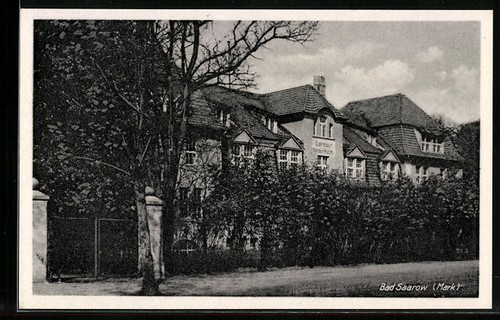Ansichtskarte bad saarow - ansichtskarte,