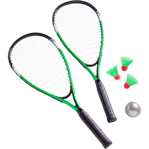 Speed badminton set mit tasche - badminton,