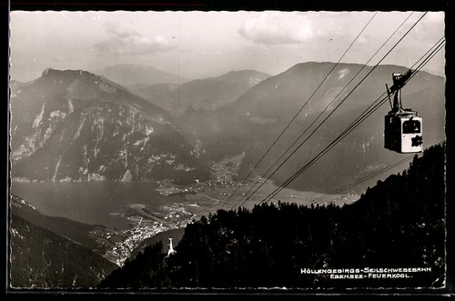 Ebensee seilschwebebahn auf - ebensee,,
