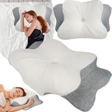 Ergonomisches Kopfkissen Memory Foam Kissen Nackenkissen Orthopädisches Kissen