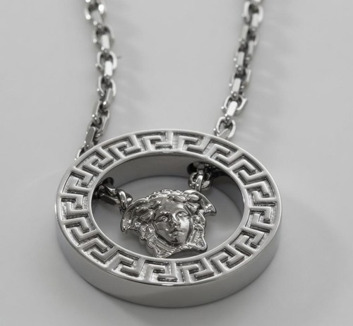 Versace greca silber halskette - versace,