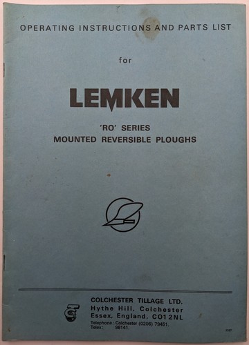 Lemken serie montierte - ro,