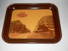 Original Coca-Cola Tablett Metall Kanada 1980 60th Anniversary in Vancouver tray