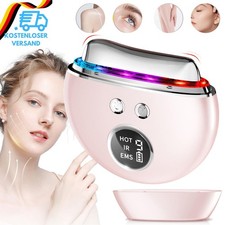 EMS Gua Sha Elektrisches Gesichtsmassagegerät mit Wärme und Vibration Facelift