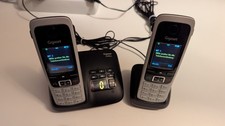 2x Gigaset C430A Duo, Schnurlos Telefone Station Anrufbeantworter AB, Ladeschale