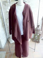 3315 Xadoo Anzug 100 Schurwolle, Größe: L Rostbraun