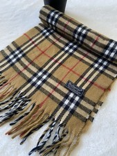 Vintage Burberry Schal | Orange | Neu | Original | 155cm |