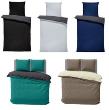 Winter Bettwäsche Doubleface Uni Wende kuschelig flauschig warm weich Fleece