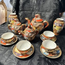 Japanisches Teeservice Drachen