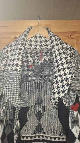 Desigual strickjacke schwarz - strickjacke,