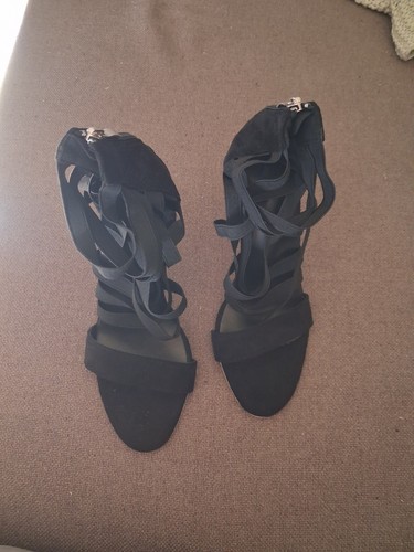 Schwarze high heel sandaletten - schwarze, high-heel-sandaletten