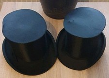 Verkaufe 2 alte Hut Zylinder Schwarz