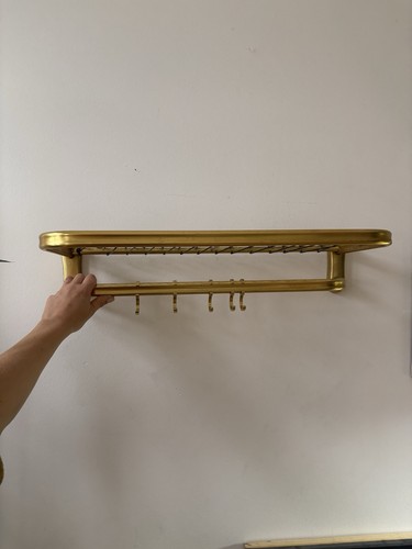 50er wandgarderobe hutablage - wandgarderobe,