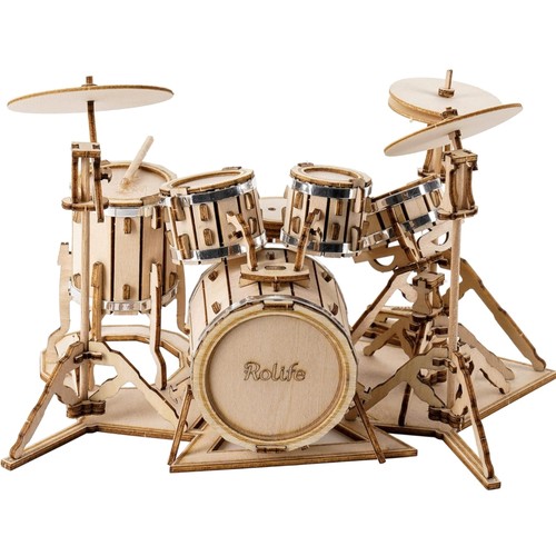 Holzpuzzle schlagzeug - 3d,