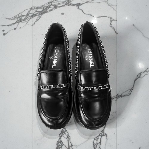 Chanel mokassins loafers - chanel-mokassins,