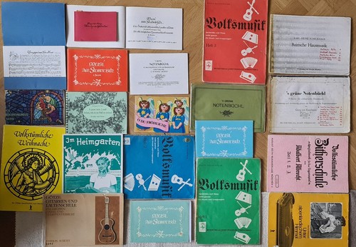 Konvolut versch alte - konvolut, noten